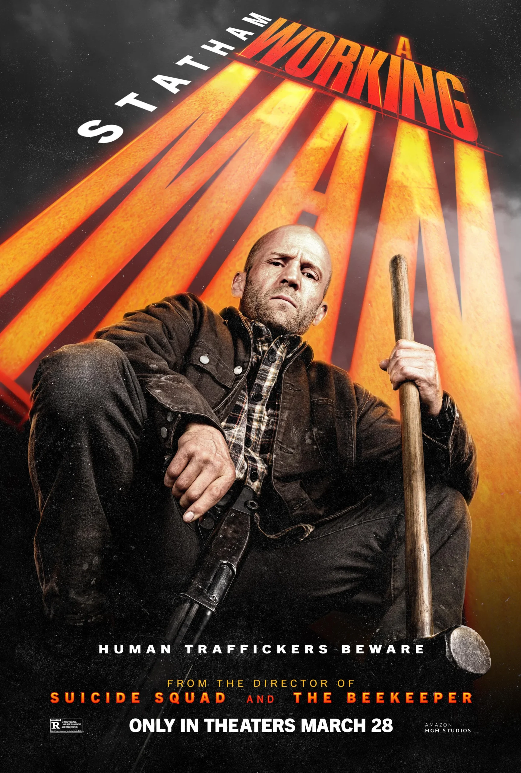 Poster Image For Film A Working Man 2025 Watch Now On Rapido IPTV Best IPTV Ireland Provider