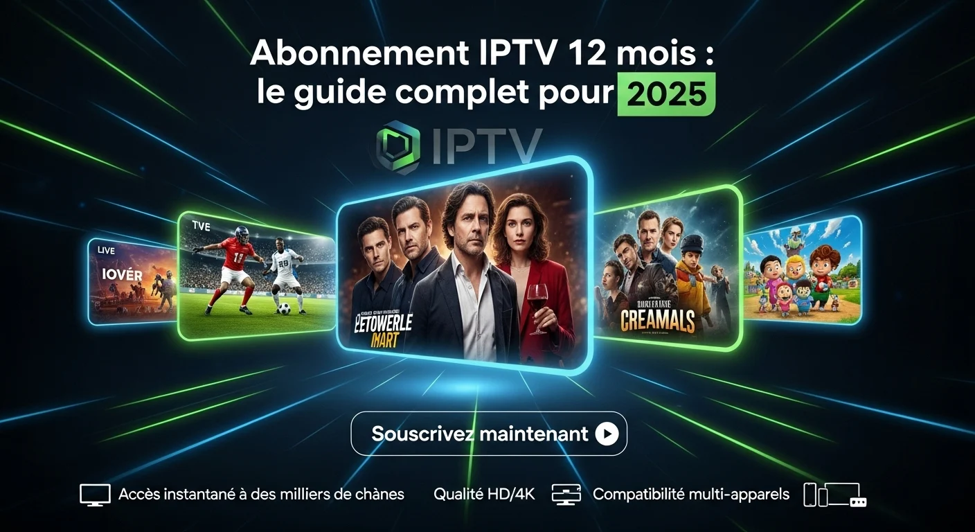 Abonnement IPTV 12 mois : le guide complet pour 2025