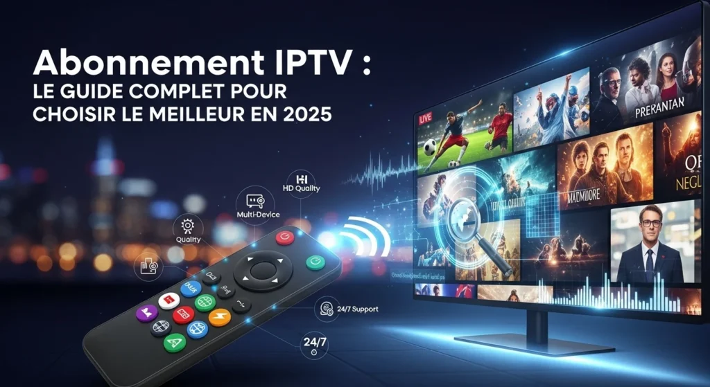 Abonnement iptv le guide complet pour choisir le meilleur en 2025