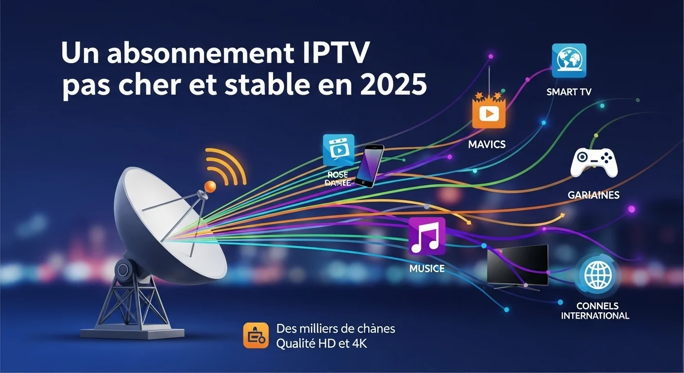 Un abonnement IPTV pas cher et stable en 2025